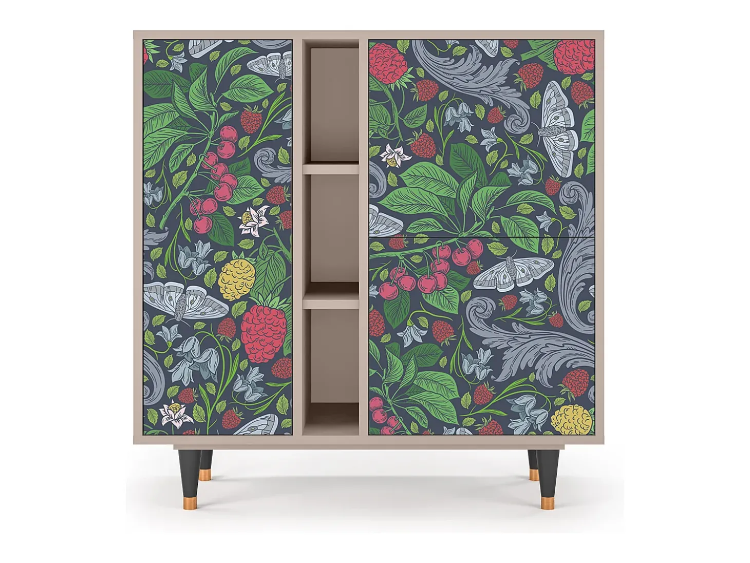 Aparador - 94х96х41 cm - BS5 - Summer Berries, Latte