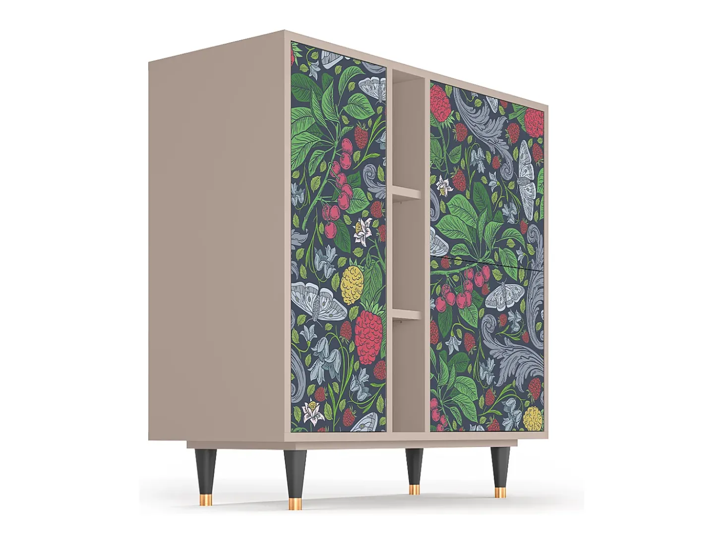 Aparador - 94х96х41 cm - BS5 - Summer Berries, Latte