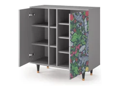 Aparador - 94х96х41 cm - BS5 - Summer Berries, Gris