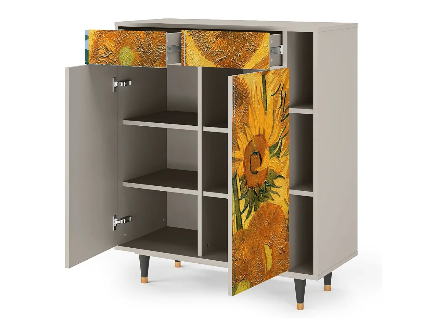 Aparador - 96х110х41 cm - BS6 - Sunflowers, Arena