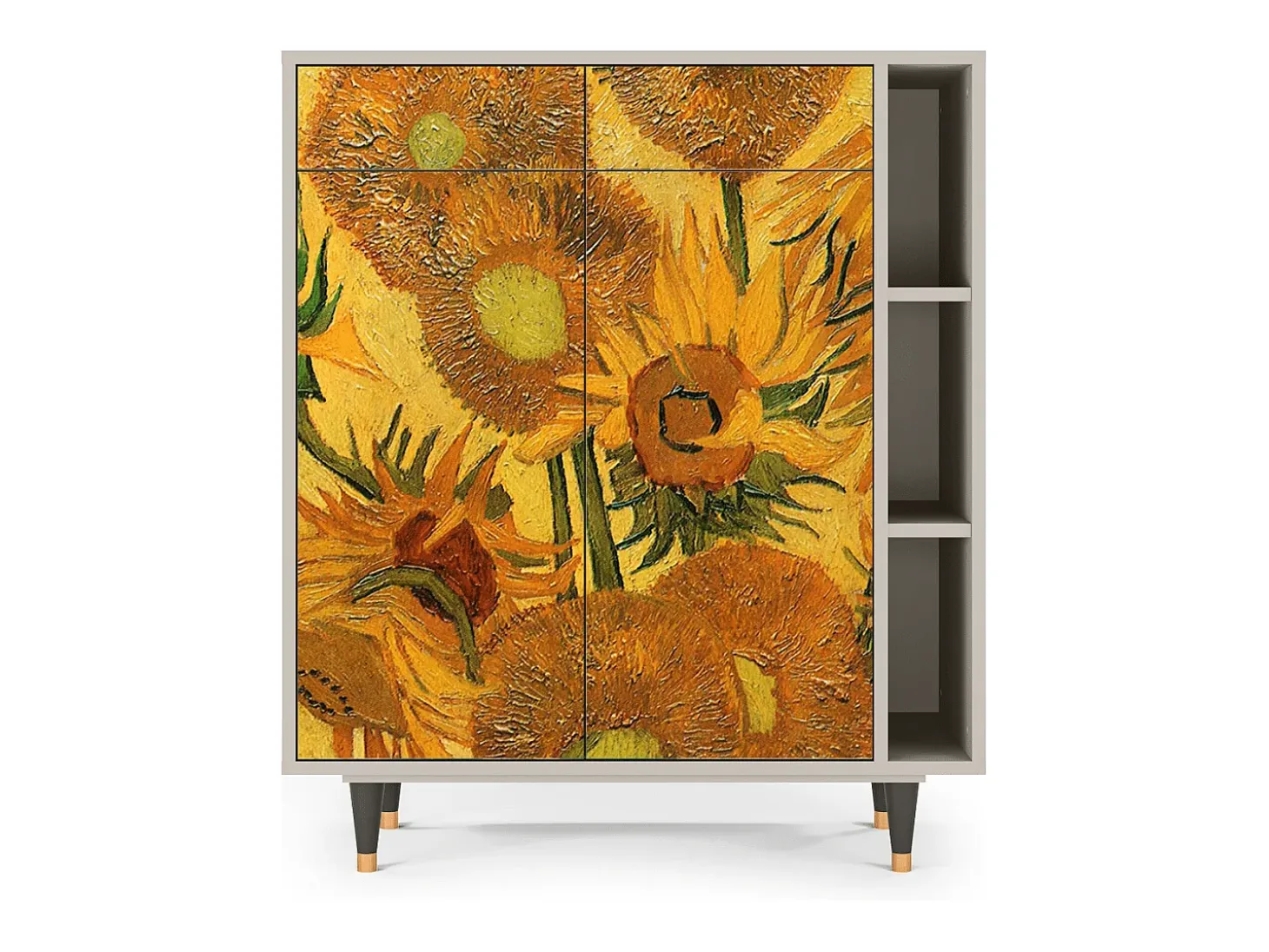 Aparador - 96х110х41 cm - BS6 - Sunflowers, Arena
