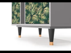 Aparador - 94х96х41 cm - BS5 - Sunny Palm Tree, Gris