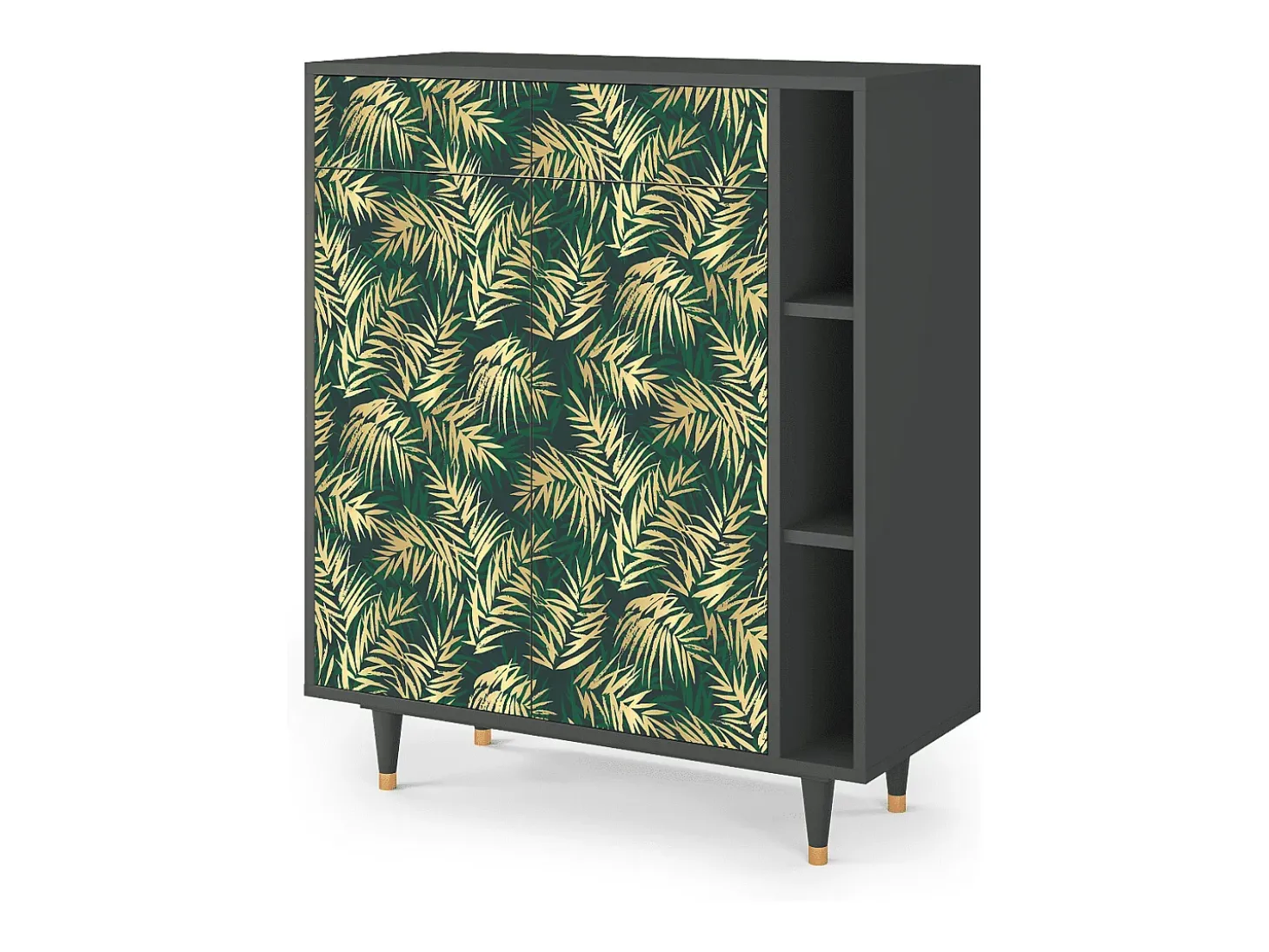 Aparador - 96х110х41 cm - BS6 - Sunny Palm Tree, Antracita