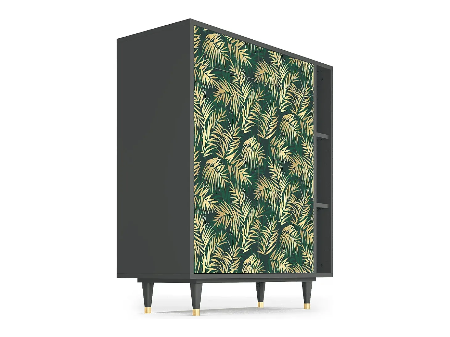 Aparador - 96х110х41 cm - BS6 - Sunny Palm Tree, Antracita