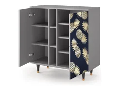 Aparador - 94х96х41 cm - BS5 - Sunny Pineaple, Gris