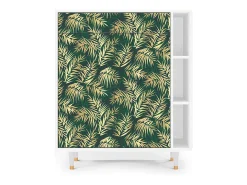Aparador - 96х110х41 cm - BS6 - Sunny Palm Tree, Blanco