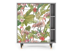 Aparador - 96х110х41 cm - BS6 - Sweet Flamingo, Gris