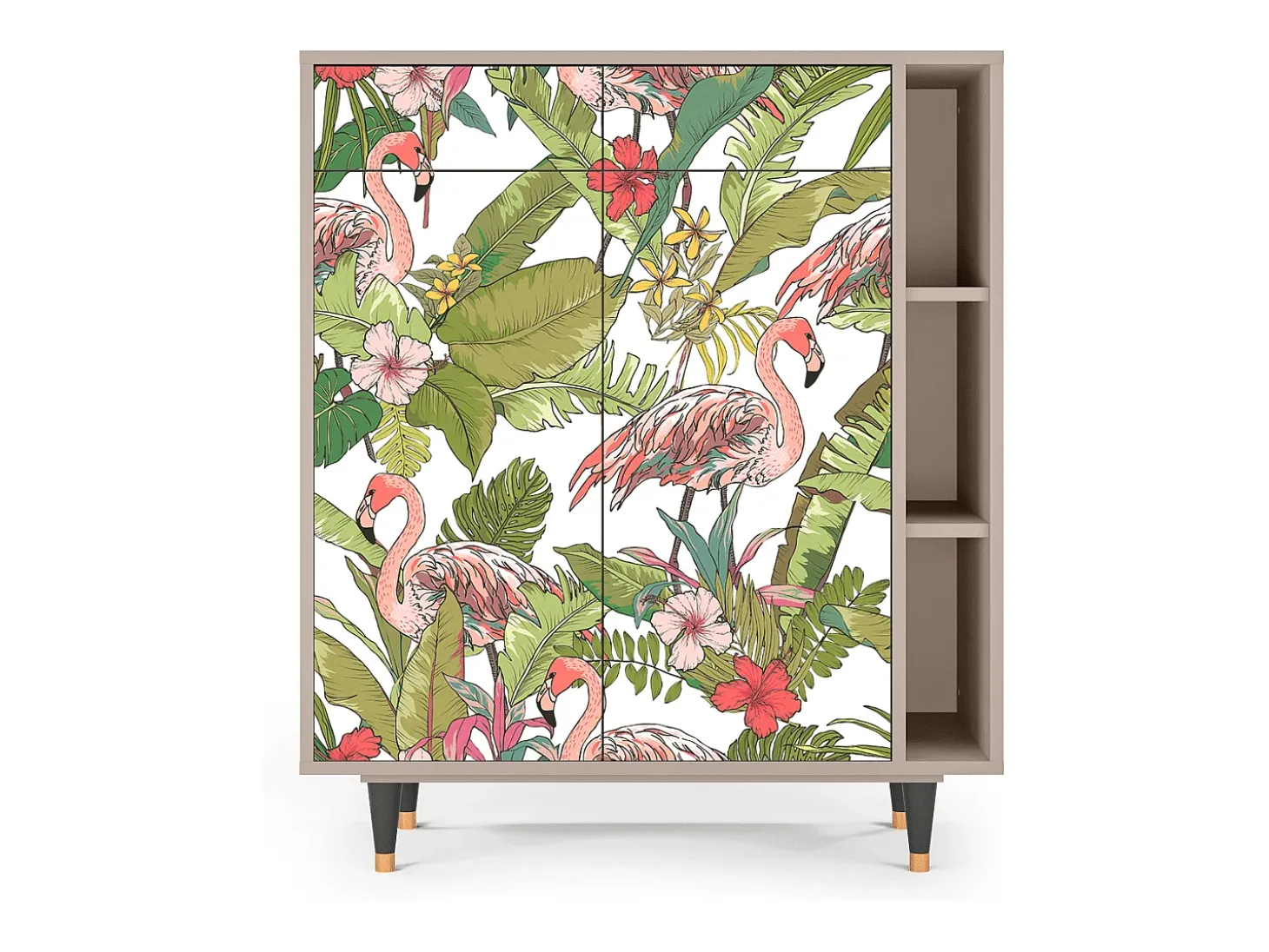 Aparador - 96х110х41 cm - BS6 - Sweet Flamingo, Latte