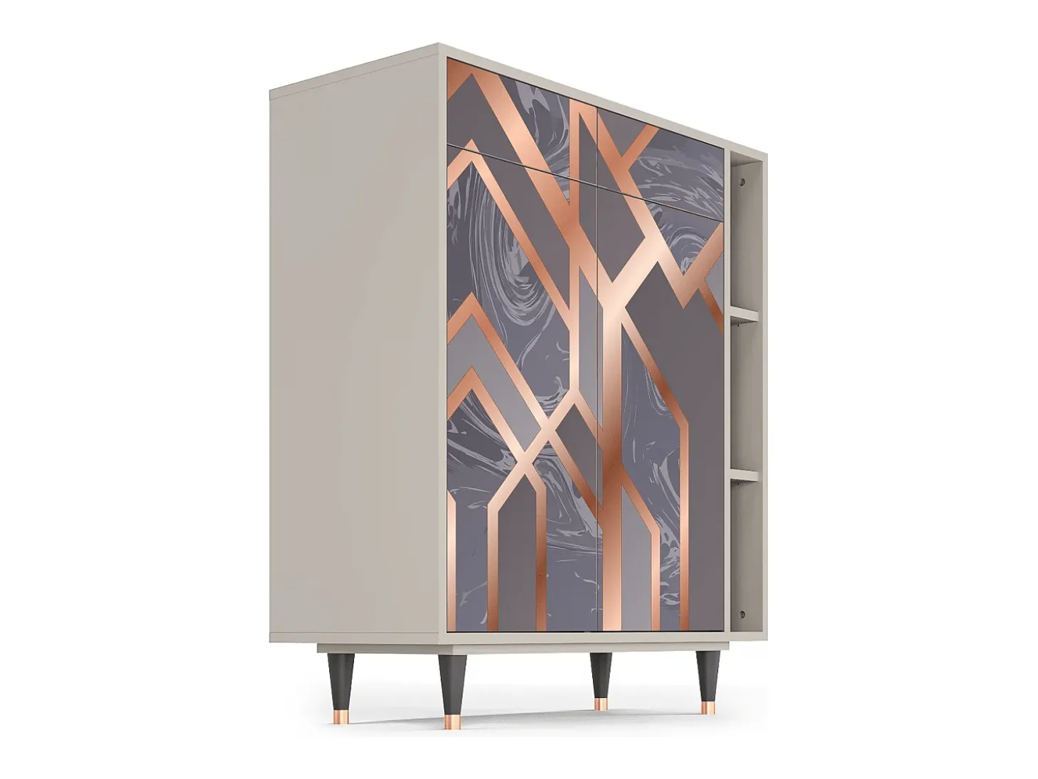 Aparador - 96х110х41 cm - BS6 - Taupe Anatomy, Arena