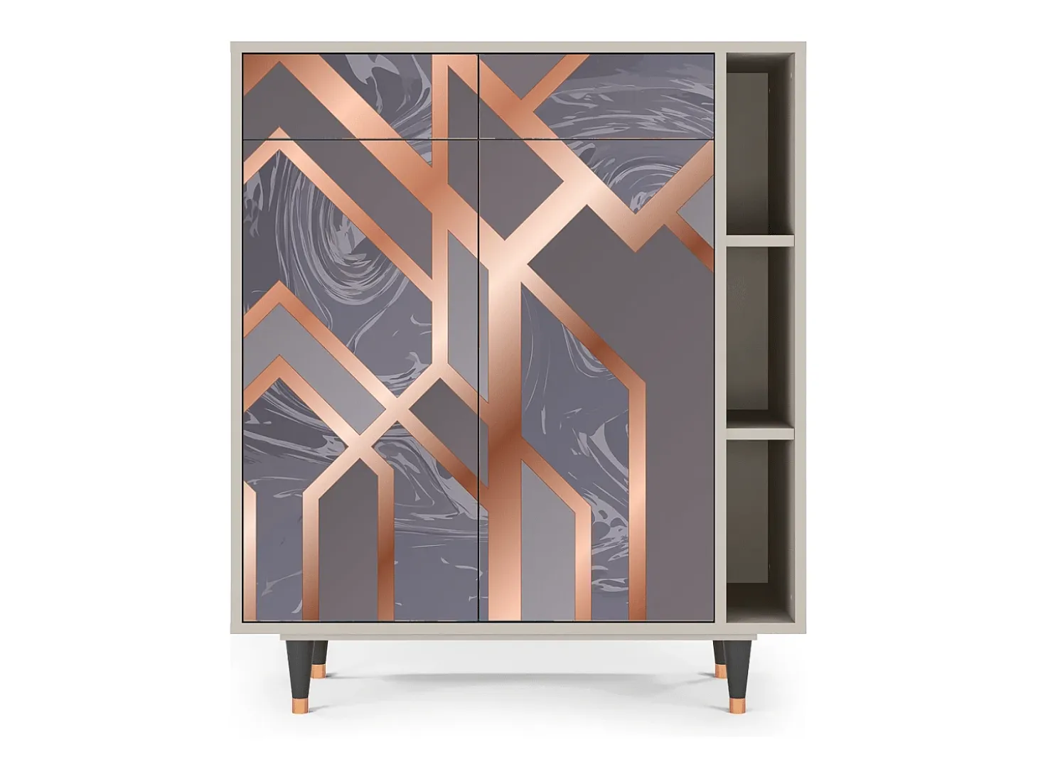 Aparador - 96х110х41 cm - BS6 - Taupe Anatomy, Arena