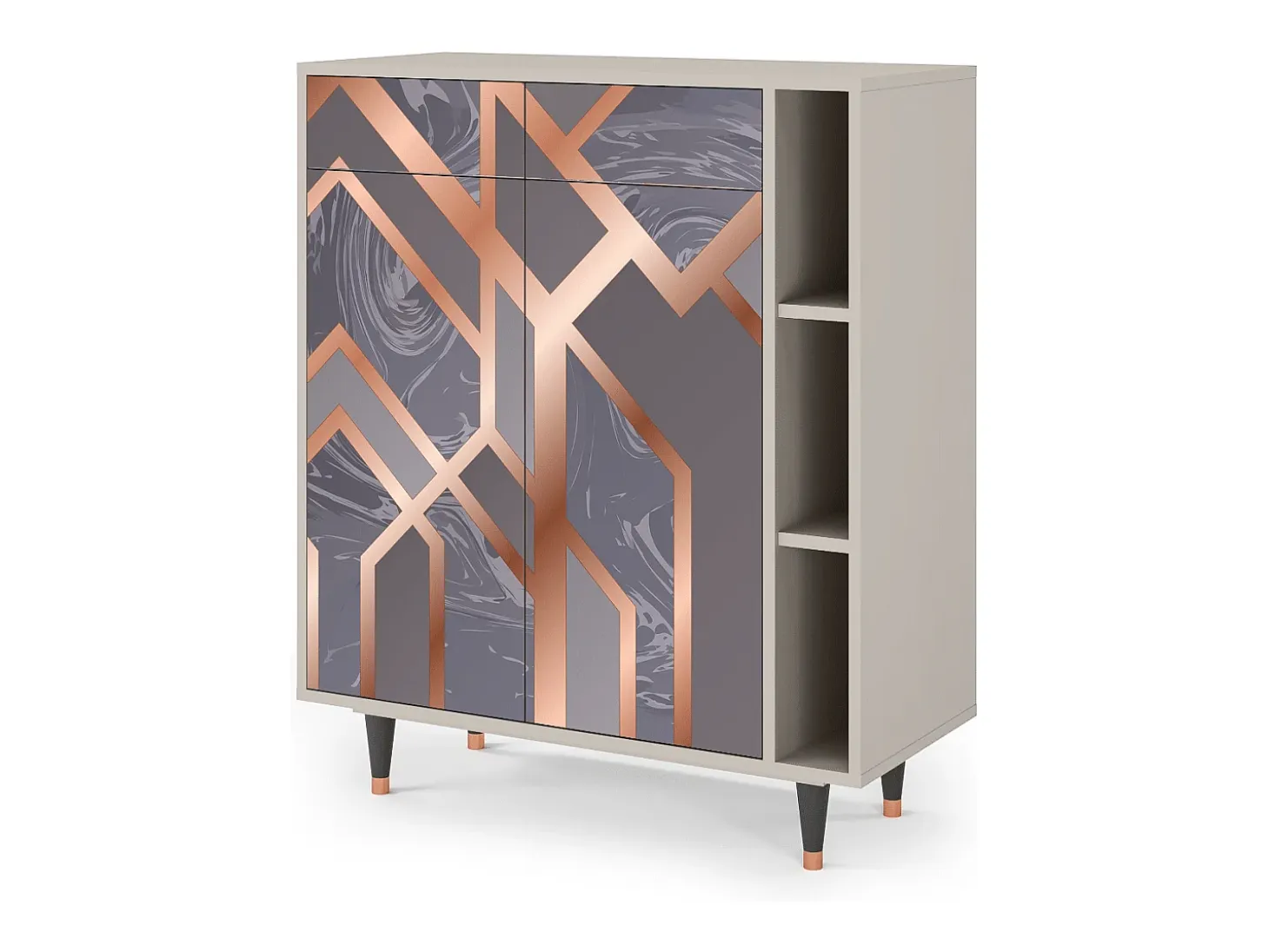 Aparador - 96х110х41 cm - BS6 - Taupe Anatomy, Arena