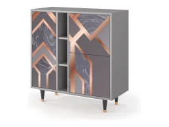 Aparador - 94х96х41 cm - BS5 - Taupe Anatomy, Gris