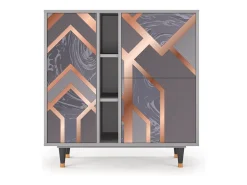Aparador - 94х96х41 cm - BS5 - Taupe Anatomy, Gris