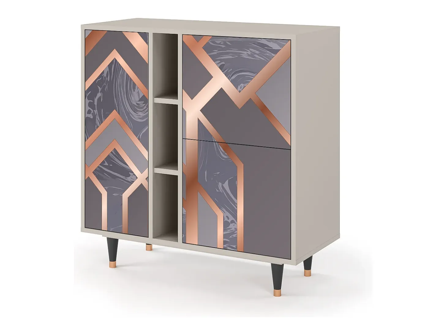 Aparador - 94х96х41 cm - BS5 - Taupe Anatomy, Arena