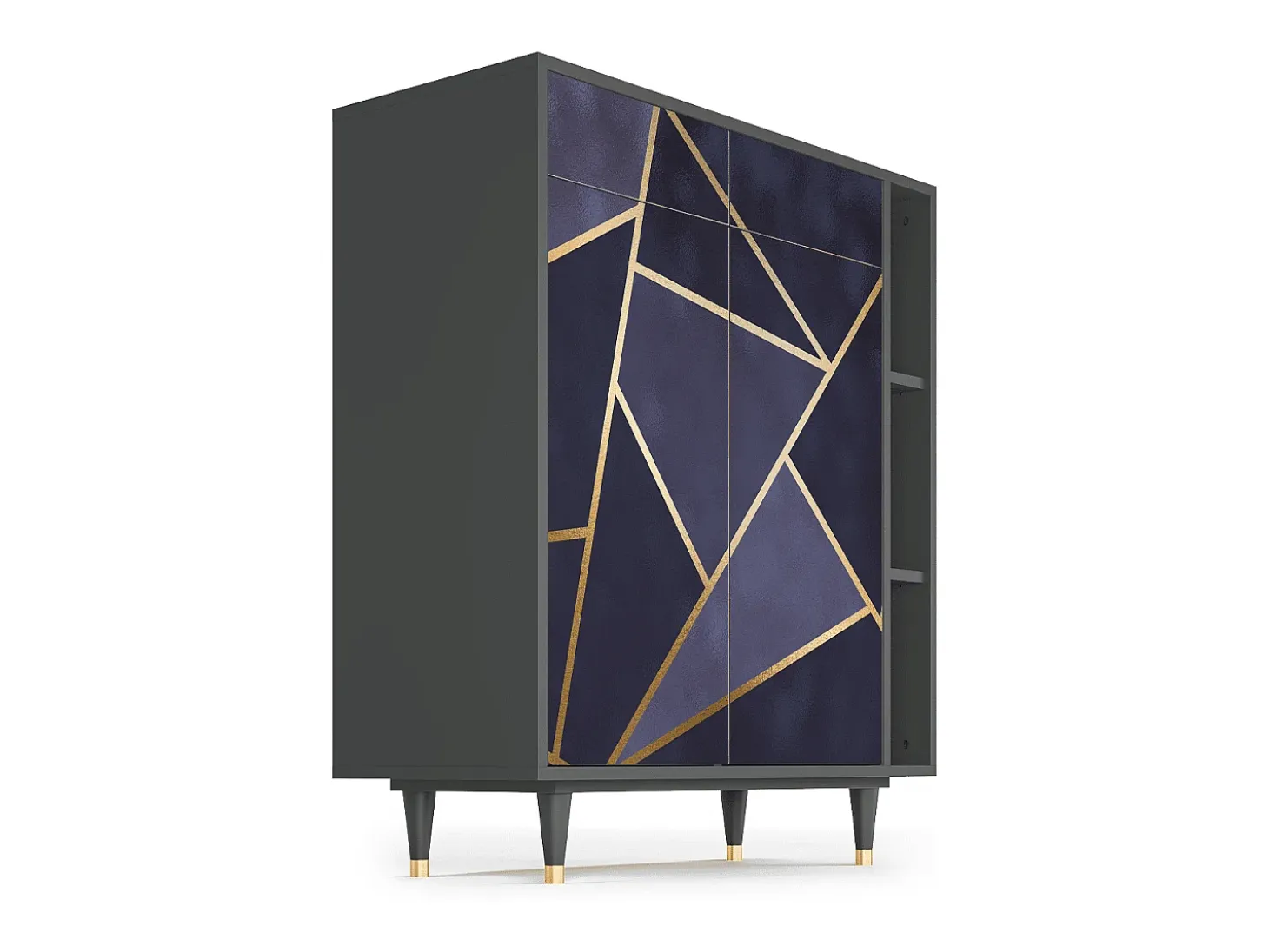 Aparador - 96х110х41 cm - BS6 - The Amethyst, Antracita