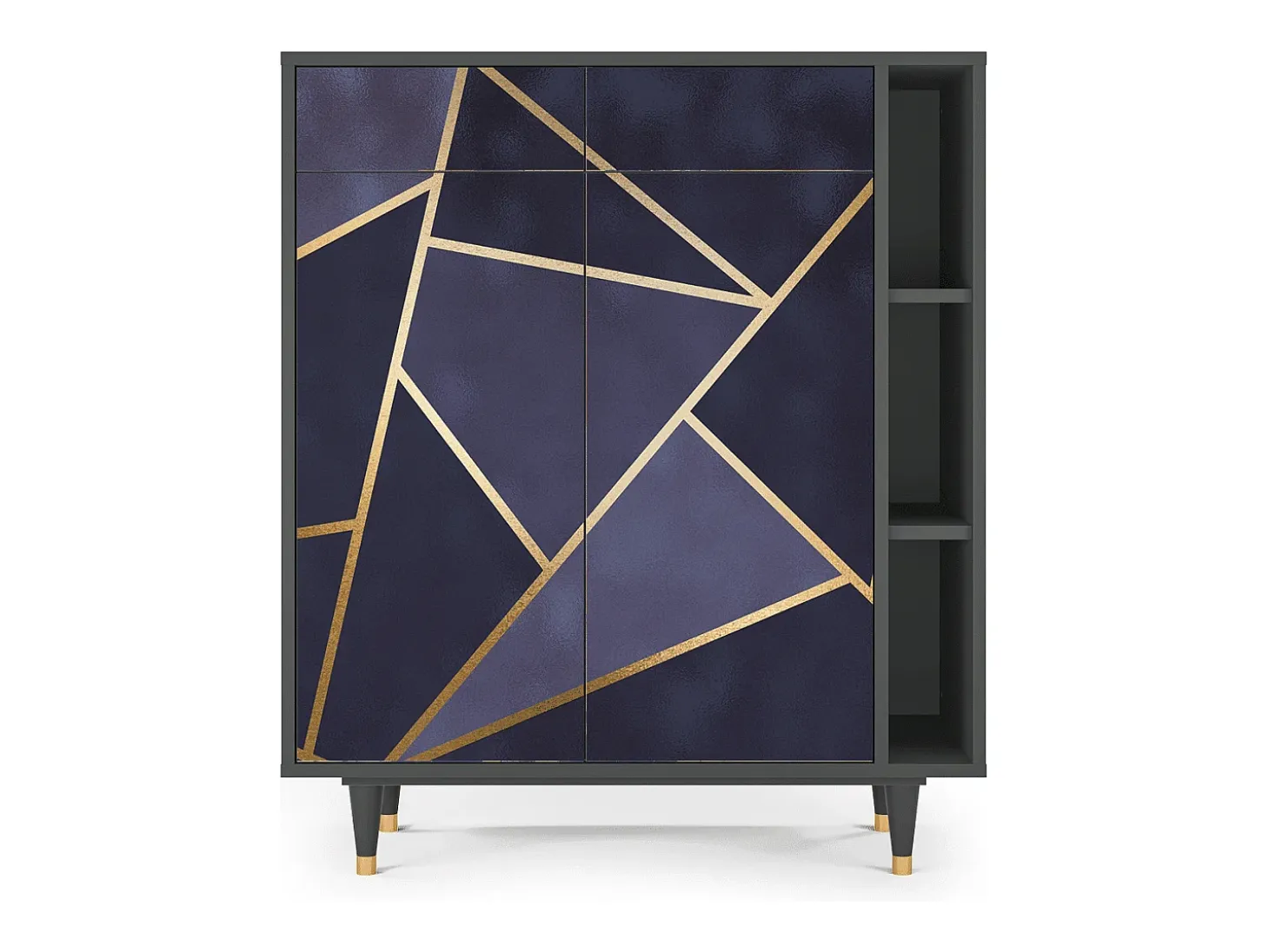 Aparador - 96х110х41 cm - BS6 - The Amethyst, Antracita