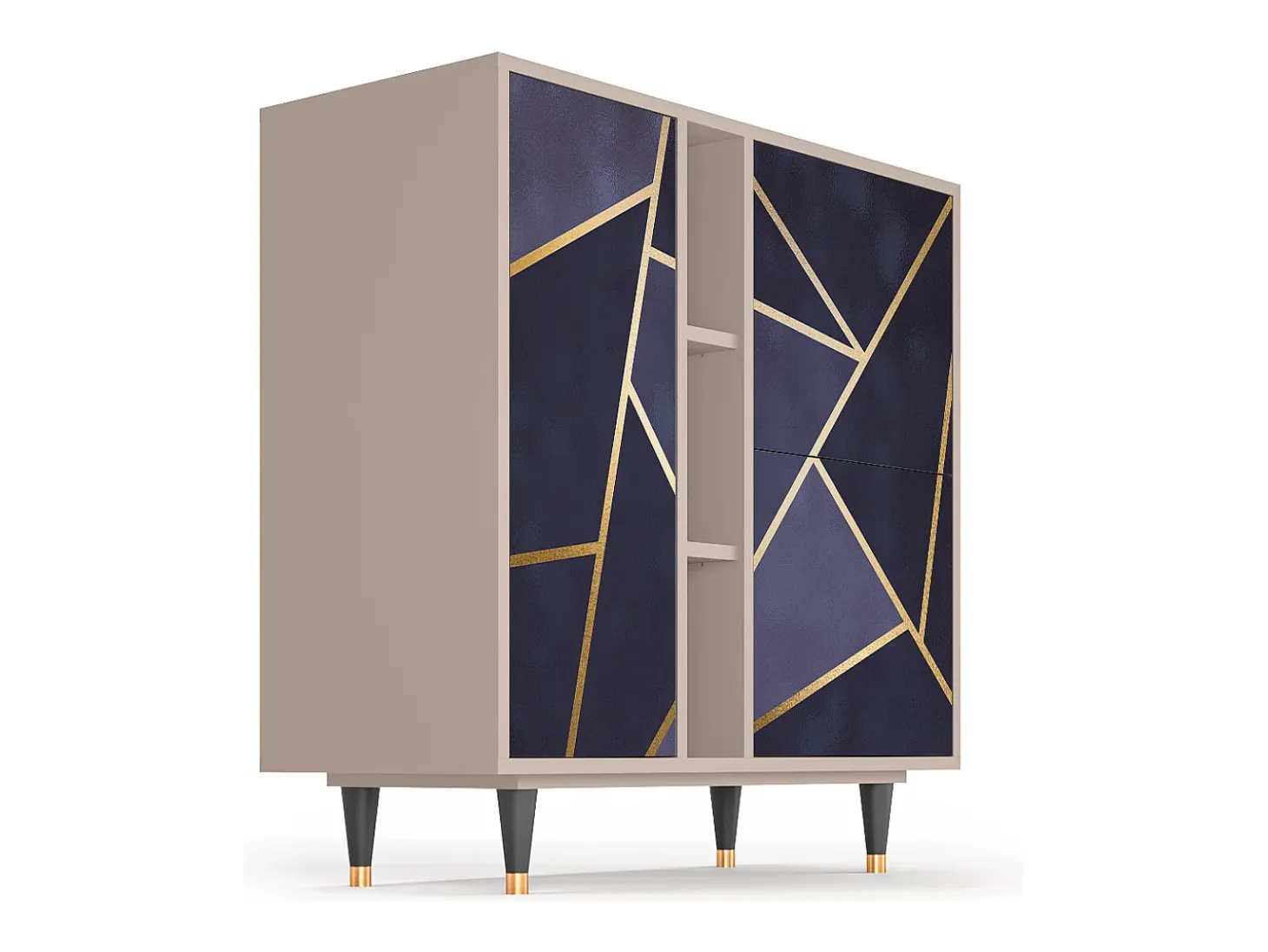 Aparador - 94х96х41 cm - BS5 - The Amethyst, Latte