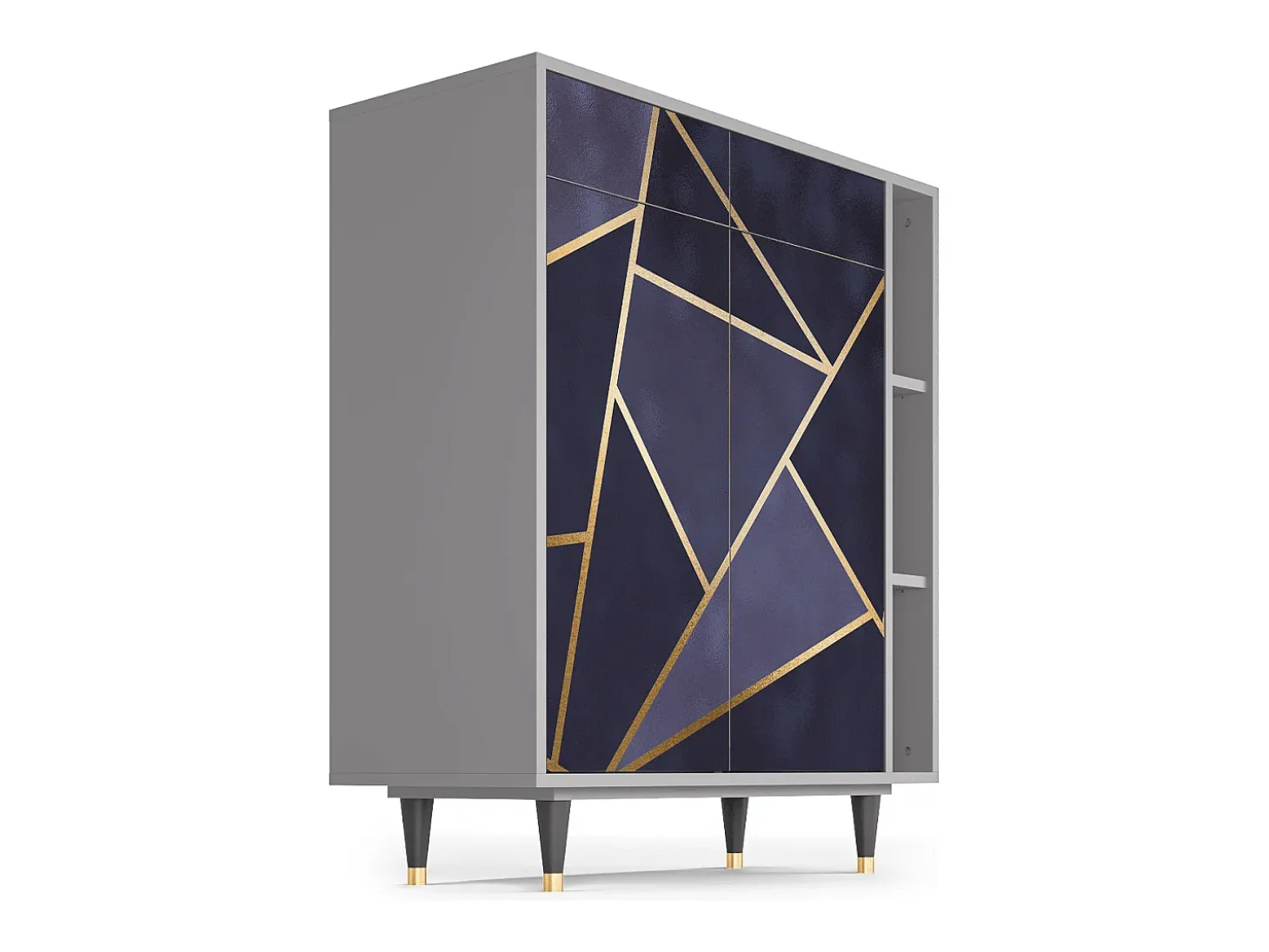 Aparador - 96х110х41 cm - BS6 - The Amethyst, Gris
