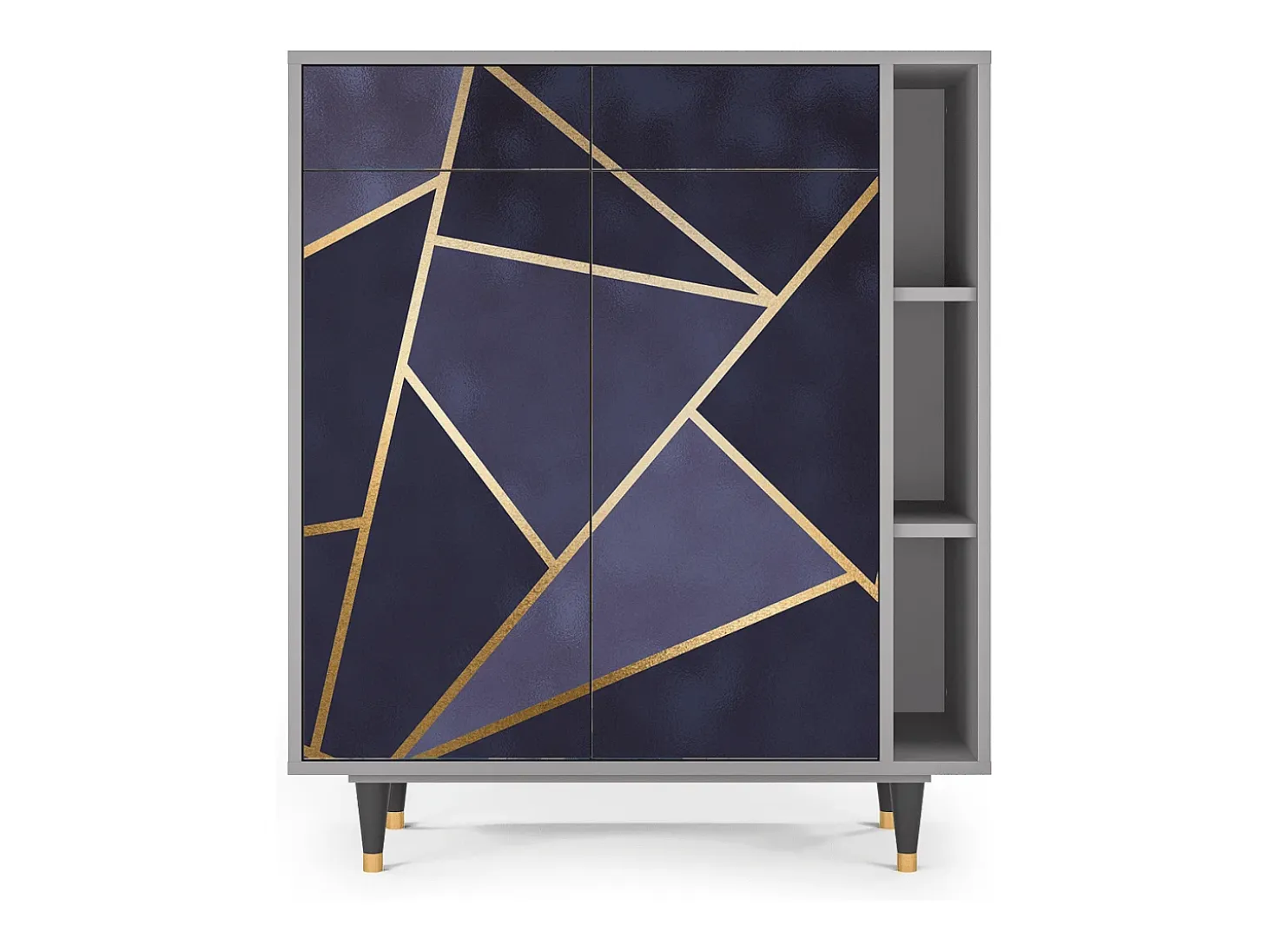 Aparador - 96х110х41 cm - BS6 - The Amethyst, Gris