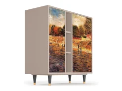 Aparador - 94х96х41 cm - BS5 - The Banks, Latte