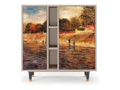 Aparador - 94х96х41 cm - BS5 - The Banks, Latte