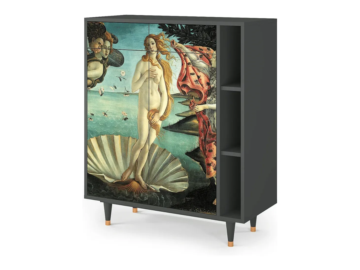 Aparador - 96х110х41 cm - BS6 - The Birth of Venus, Antracita