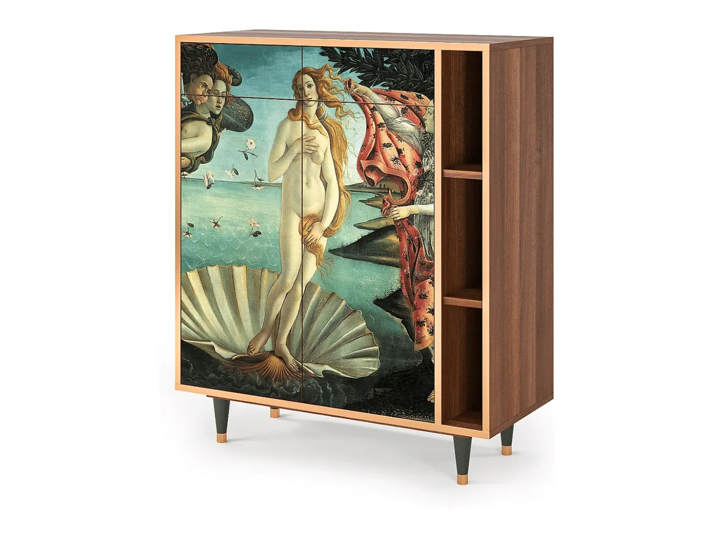 Aparador - 96х110х41 cm - BS6 - The Birth of Venus, Nogal