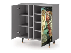 Aparador - 94х96х41 cm - BS5 - The Birth of Venus, Gris