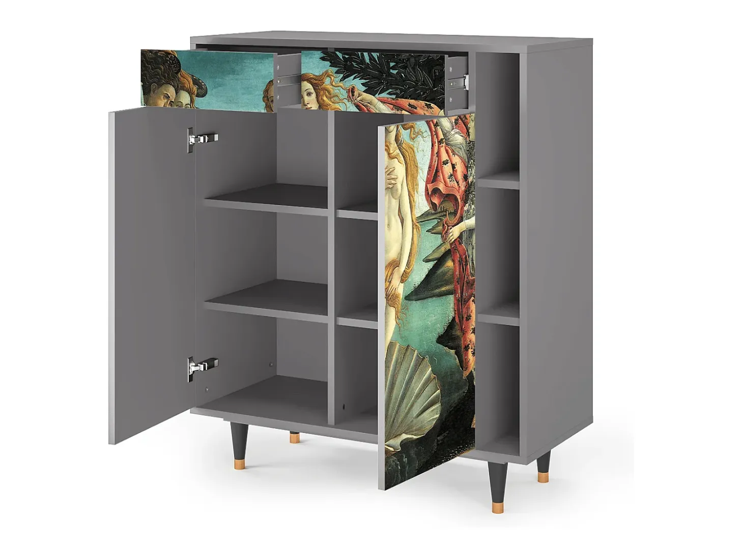 Aparador - 96х110х41 cm - BS6 - The Birth of Venus, Gris