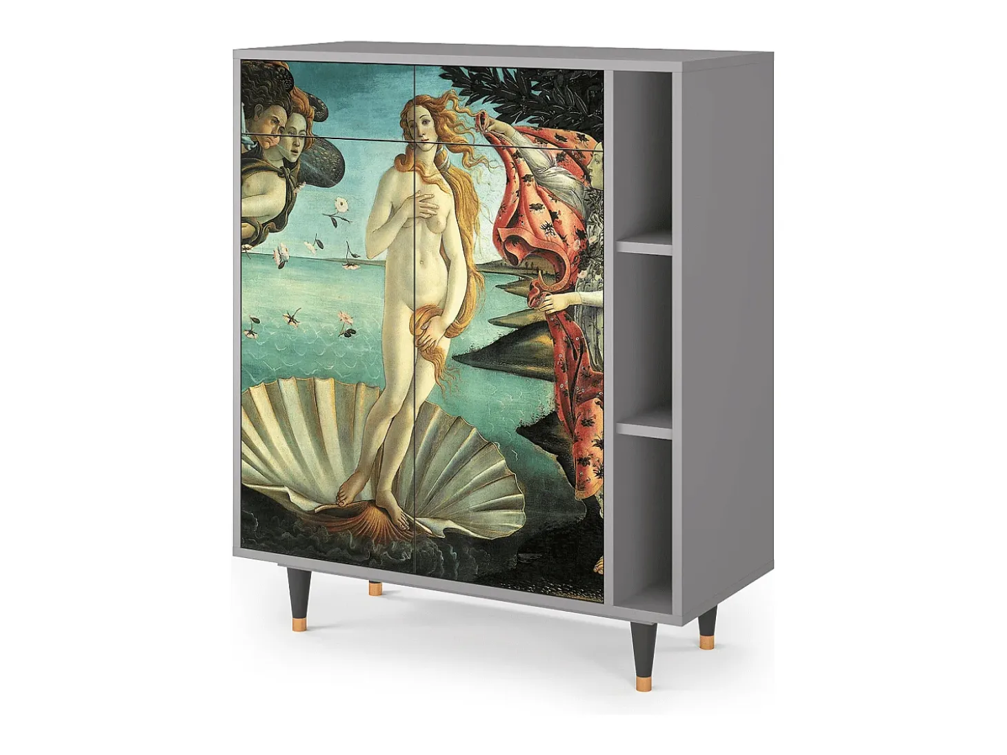 Aparador - 96х110х41 cm - BS6 - The Birth of Venus, Gris