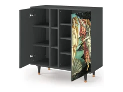 Aparador - 94х96х41 cm - BS5 - The Birth of Venus, Antracita