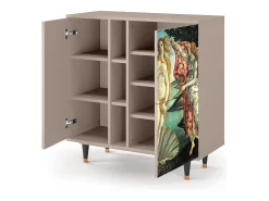 Aparador - 94х96х41 cm - BS5 - The Birth of Venus, Latte