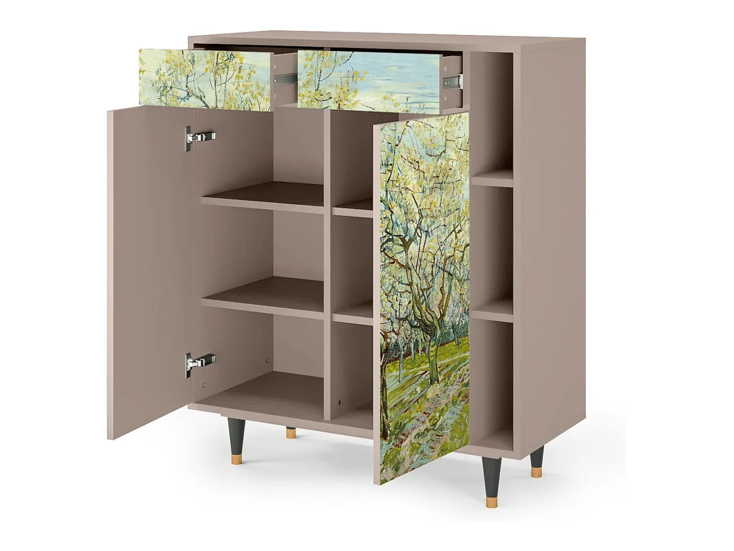 Aparador - 96х110х41 cm - BS6 - The Blanco Orchard, Latte