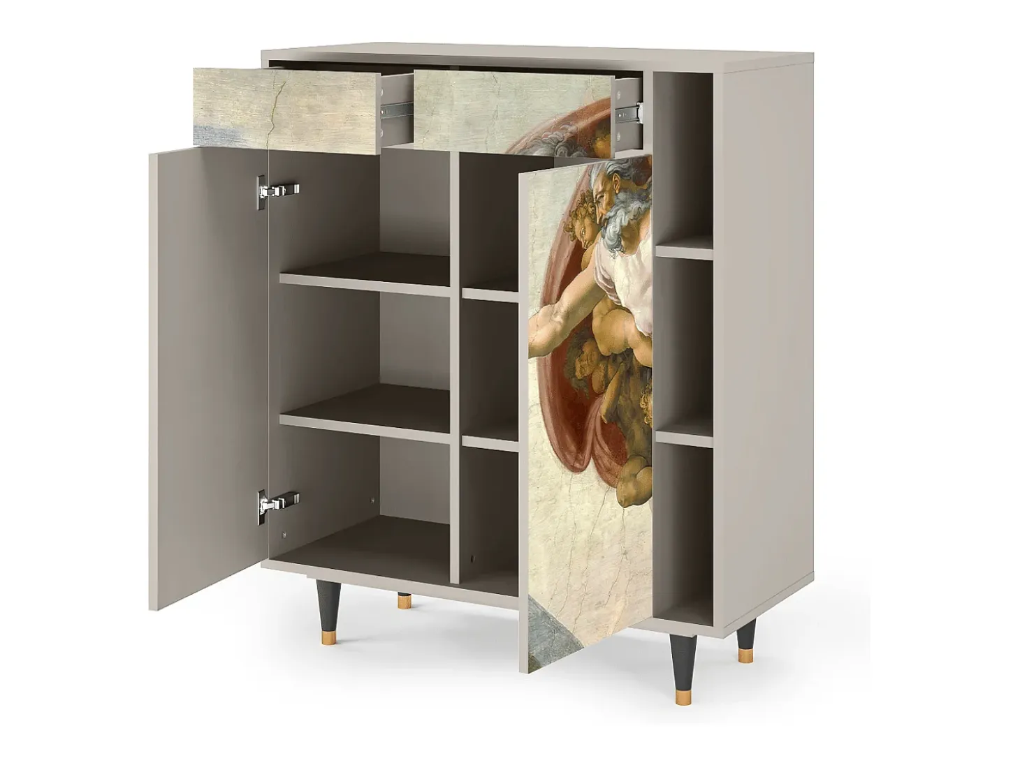 Aparador - 96х110х41 cm - BS6 - The Creation of Adam, Arena