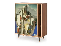 Aparador - 96х110х41 cm - BS6 - The Cubist Paintings , Nogal