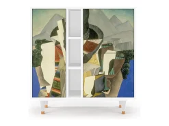 Aparador - 94х96х41 cm - BS5 - The Cubist Paintings , Blanco
