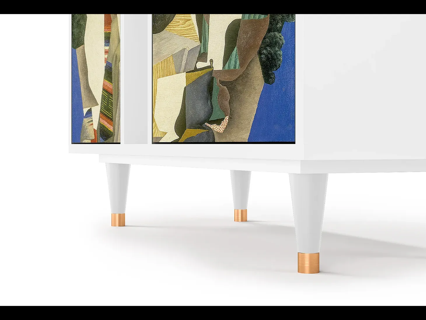 Aparador - 94х96х41 cm - BS5 - The Cubist Paintings , Blanco