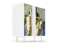 Aparador - 94х96х41 cm - BS5 - The Cubist Paintings , Blanco