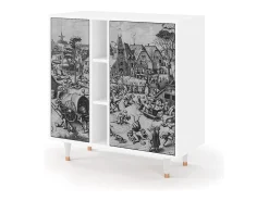 Aparador - 94х96х41 cm - BS5 - The Festival of Saint, Blanco