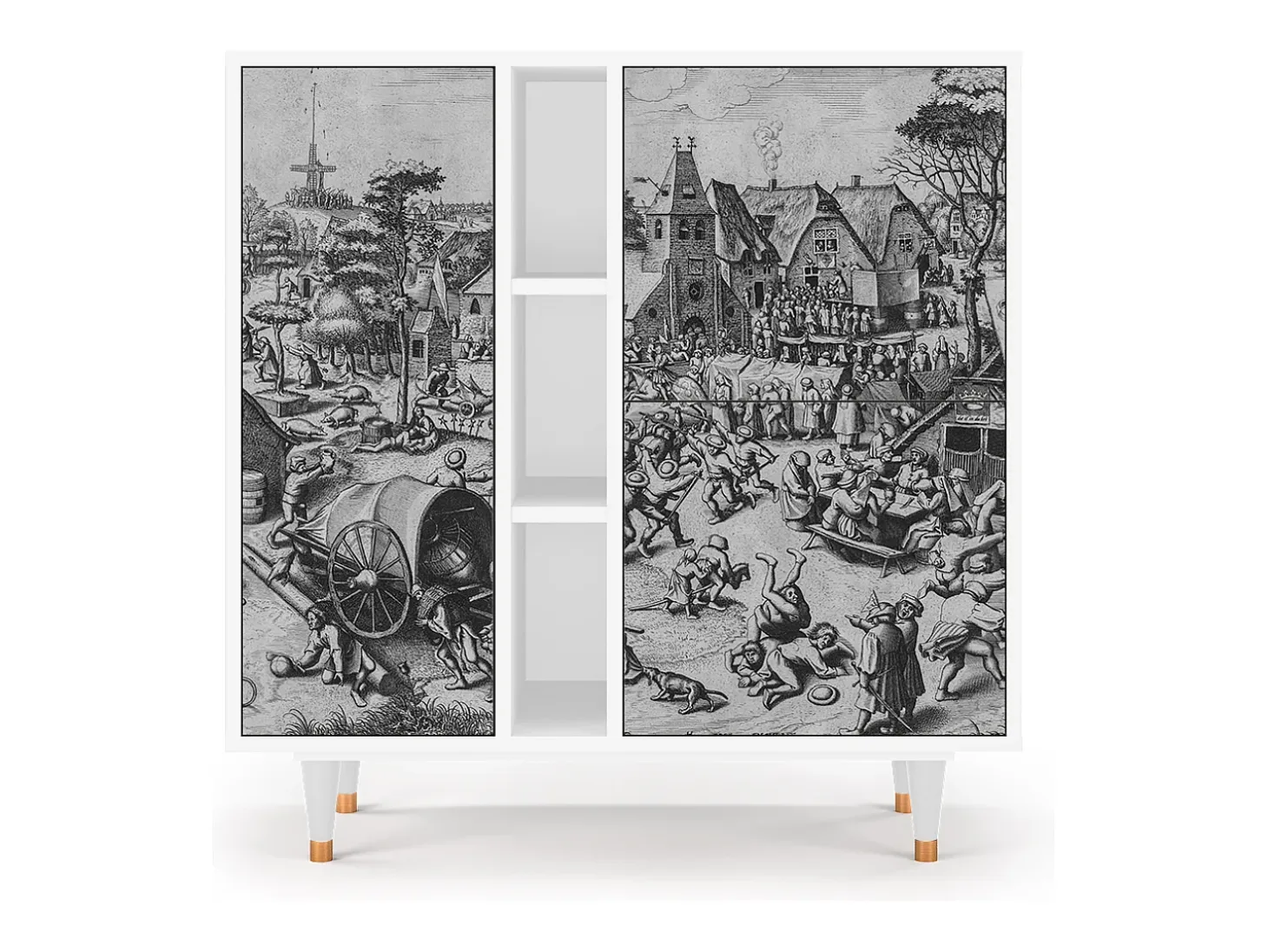 Aparador - 94х96х41 cm - BS5 - The Festival of Saint, Blanco