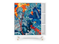 Aparador - 96х110х41 cm - BS6 - The Girl - James Jean, Blanco