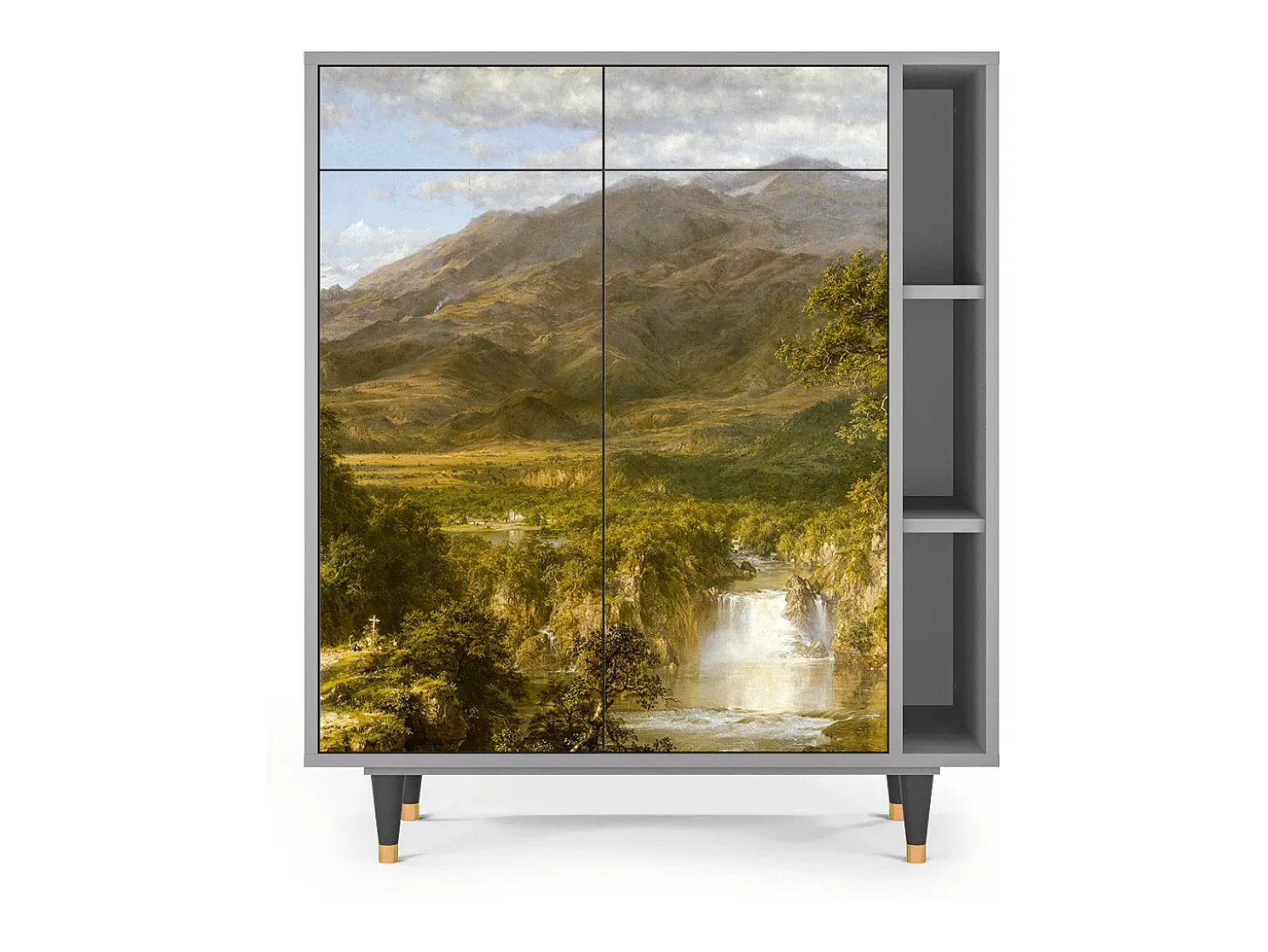 Aparador - 96х110х41 cm - BS6 - The Heart of the Andes , Gris