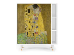 Aparador - 96х110х41 cm - BS6 - The Kiss by Klimt , Blanco