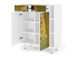 Aparador - 96х110х41 cm - BS6 - The Kiss by Klimt , Blanco