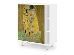 Aparador - 96х110х41 cm - BS6 - The Kiss by Klimt , Blanco