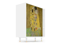 Aparador - 96х110х41 cm - BS6 - The Kiss by Klimt , Blanco