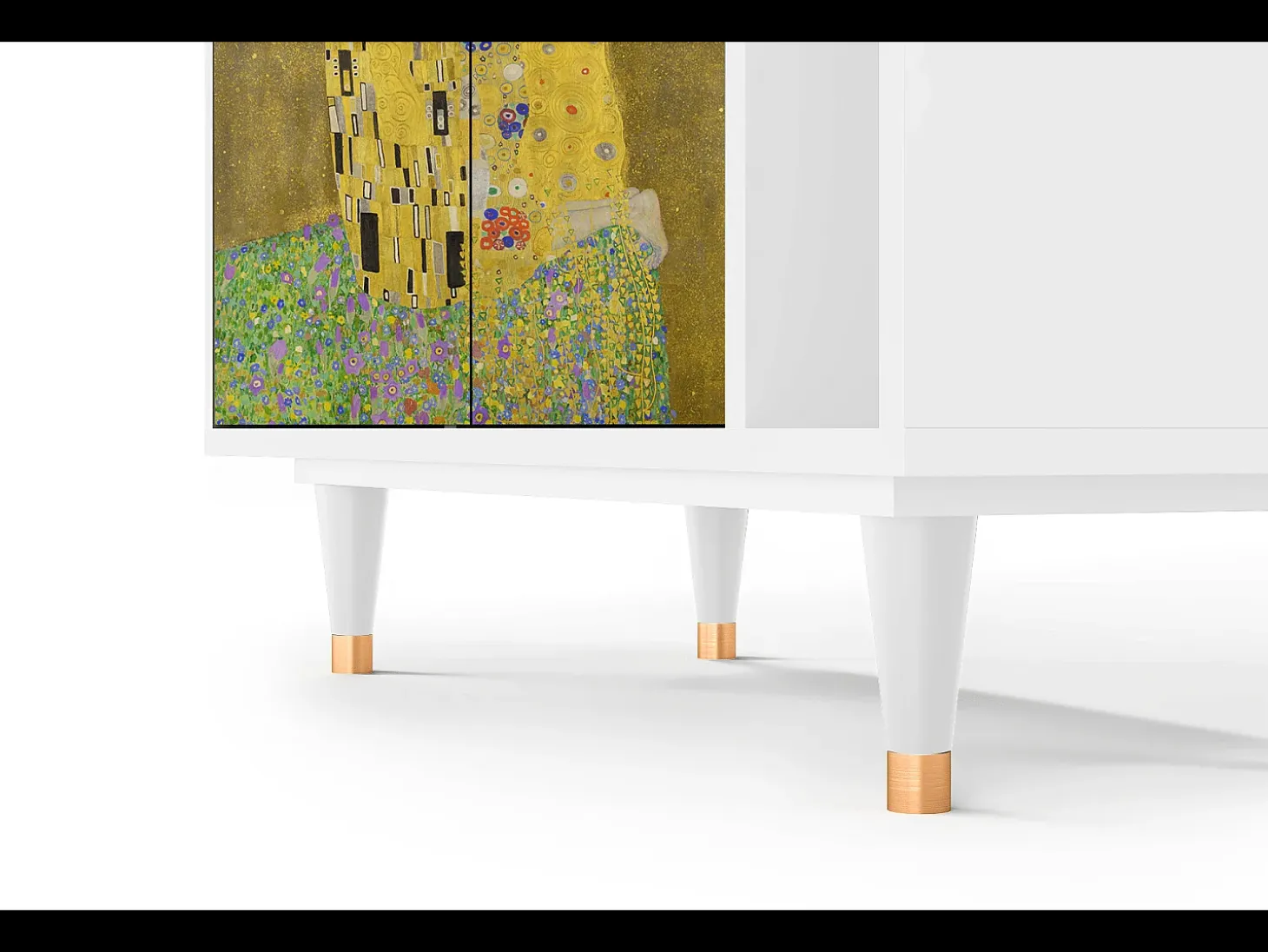 Aparador - 96х110х41 cm - BS6 - The Kiss by Klimt , Blanco