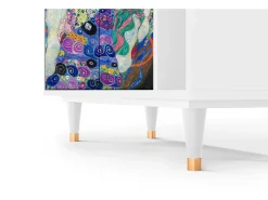 Aparador - 96х110х41 cm - BS6 - The Maiden by Klimt, Blanco