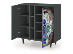 Aparador - 94х96х41 cm - BS5 - The Maiden by Klimt, Antracita