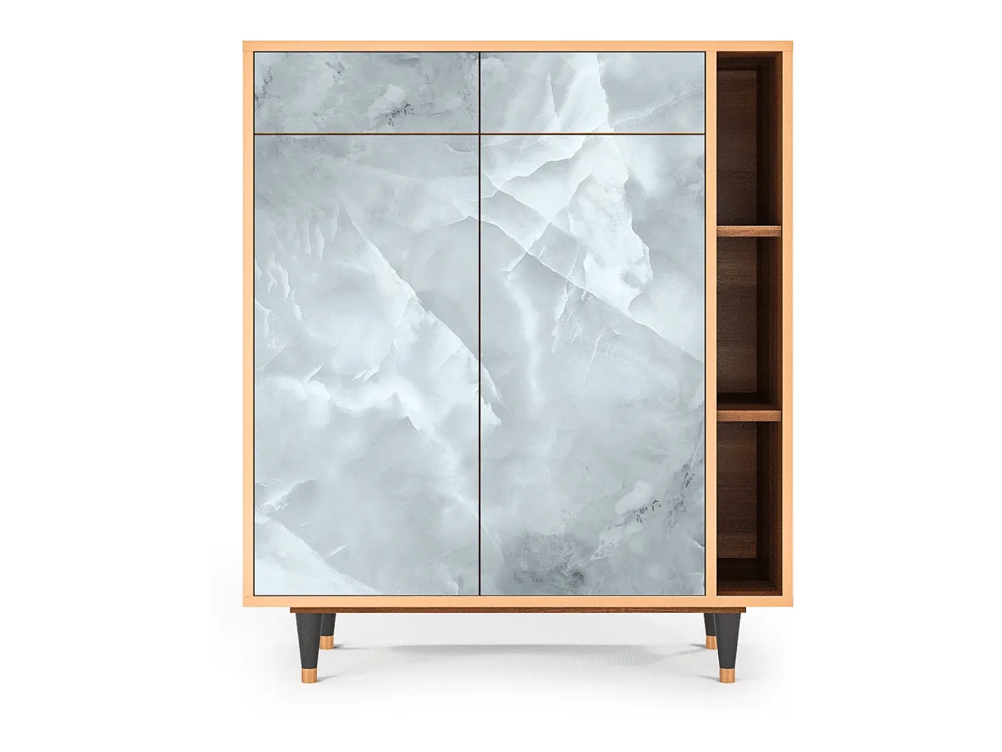 Aparador - 96х110х41 cm - BS6 - The Onyx, Nogal